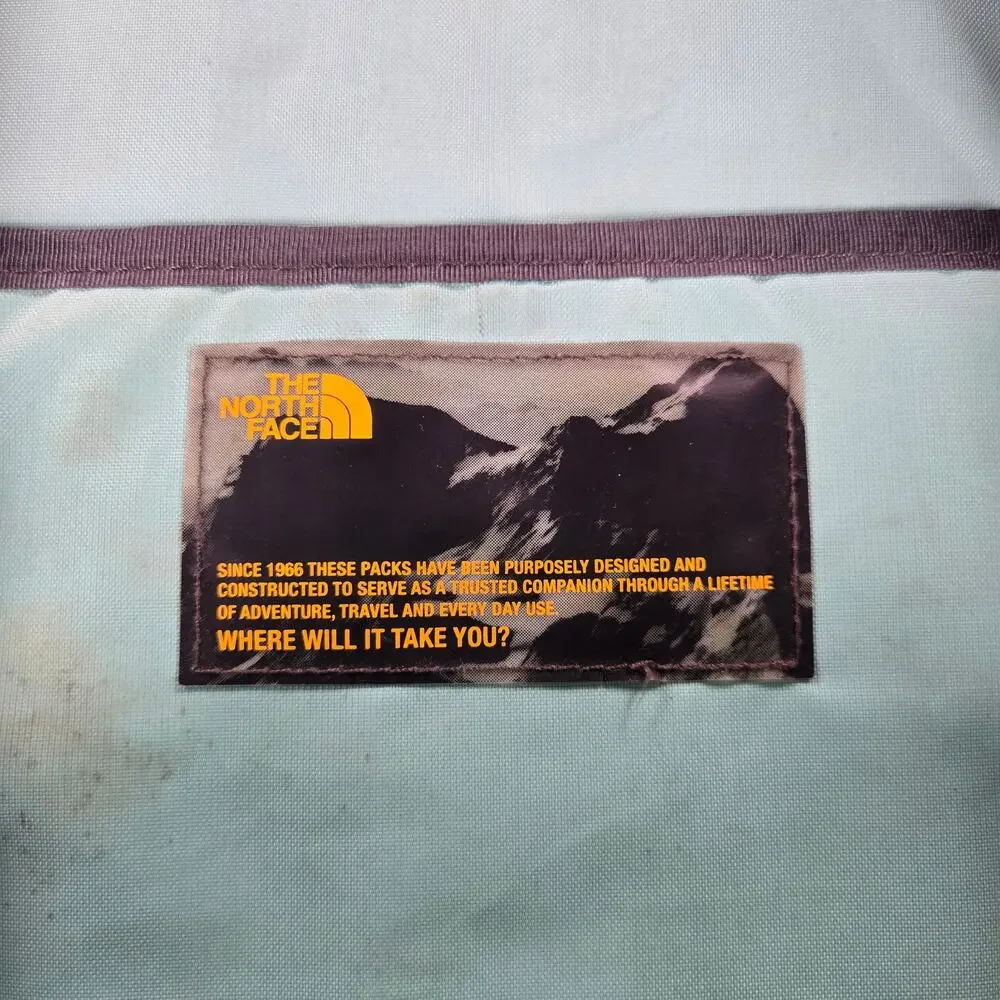 The North Face Vault Purple Teal School Work‎ Travel Flex Vent Backpack